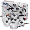 Conjunto De Panelas Polida Eterna Nigro 7 Peças