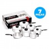 Conjunto De Panelas Polida Eterna Nigro 7 Peças
