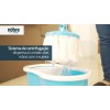 Conjunto Mop Rotatório (Balde 13L c/Cesto Plástico e 1 refil) Nobre (Rotary Mop)