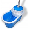 Conjunto Mop Rotatório (Balde 13L c/Cesto Plástico e 1 refil) Nobre (Rotary Mop)