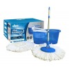 Conjunto Mop Rotatório (Balde 13L c/Cesto Plástico e 1 refil) Nobre (Rotary Mop)
