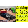 Fogão cooktop gás Suggar Premium FG2002VP preto 127V/220V