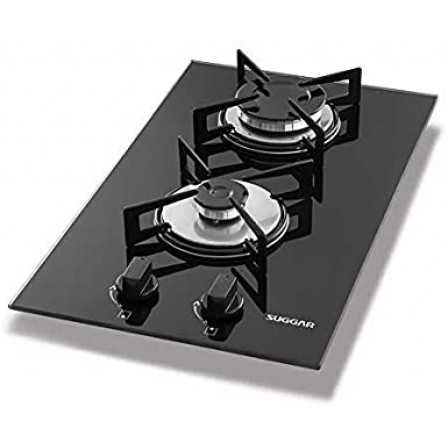 Fogão cooktop gás Suggar Premium FG2002VP preto 127V/220V