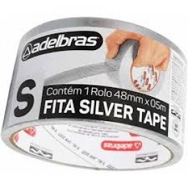 FITA ADESIVA SILVER CINZA ADEL.48X50 