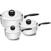 Kit Eterna Nigro Polido Aluminio C/ 3 Caçarolas