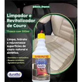 Limpador Revitalizador De Couro Duratto 500ml