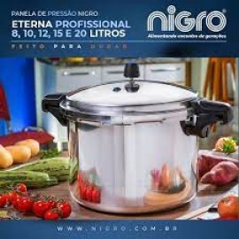 Panela De Pressão 20 Litros Industrial Nigro Eterna Polida aluminio
