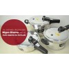 Panela De Pressão Nigro Eterna Polida aluminio - 4,5 Litros 