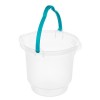 Balde 8,5 Litros Transparente Sanremo Ideal Para Limpeza Pesada