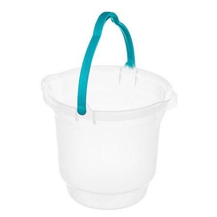 Balde 8,5 Litros Transparente Sanremo Ideal Para Limpeza Pesada