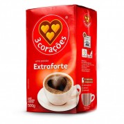 Café Torrado e Moído Extra Forte 3 corações 500g