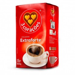 Café Torrado e Moído Extra Forte 3 corações 500g