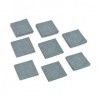 Feltro Cinza Aa Quadrada 30X30X3 mm - 8 peças - Engedom