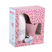 Jogo Garrafa Termica 1 Litro + Suporte para Filtro Café  -103 Sr1002/61 / 6 Horas Quente e 12 Horas Gelado