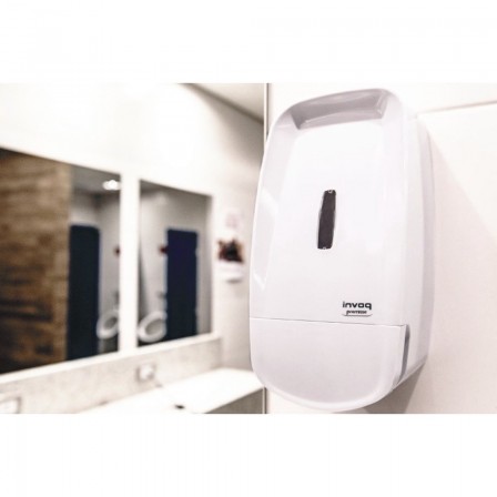 Saboneteira Invoq Compacta 600ml Branca Premisse