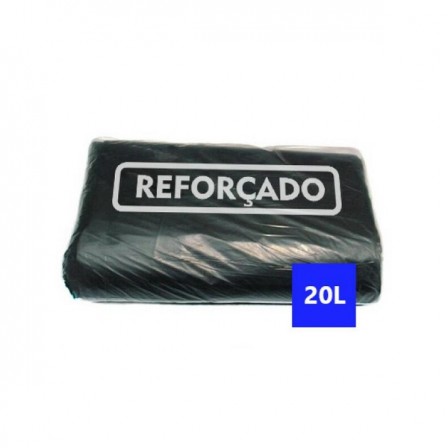 Saco de lixo 20 litros Reforçado de 100 unidades para lixo