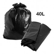 Saco de Lixo 40 Litros comum c/100 unidades para Casa, Escritório, Condomínio ou Empresa