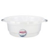 Bacia De Plastico 8.6 Litros Sanremo Transparente Referência 210
