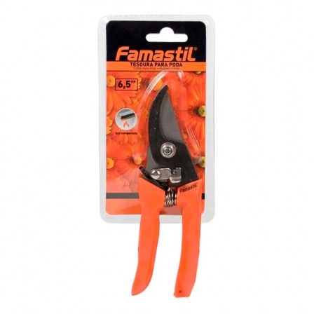 Tesoura Jardinagem 6.5'' Para Poda Flores E Galhos Famastil